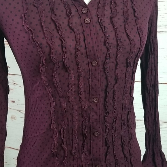 UO // cooperative polka dot ruffle bib top - Picture 9 of 13